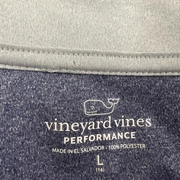 Boys Vineyard Vines Performance 1/4 zip pullover size L 16 - Picture 5 of 9